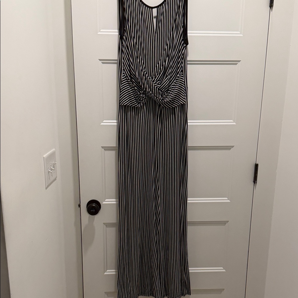 Sugarlips Black and White Striped One Piece Jumper